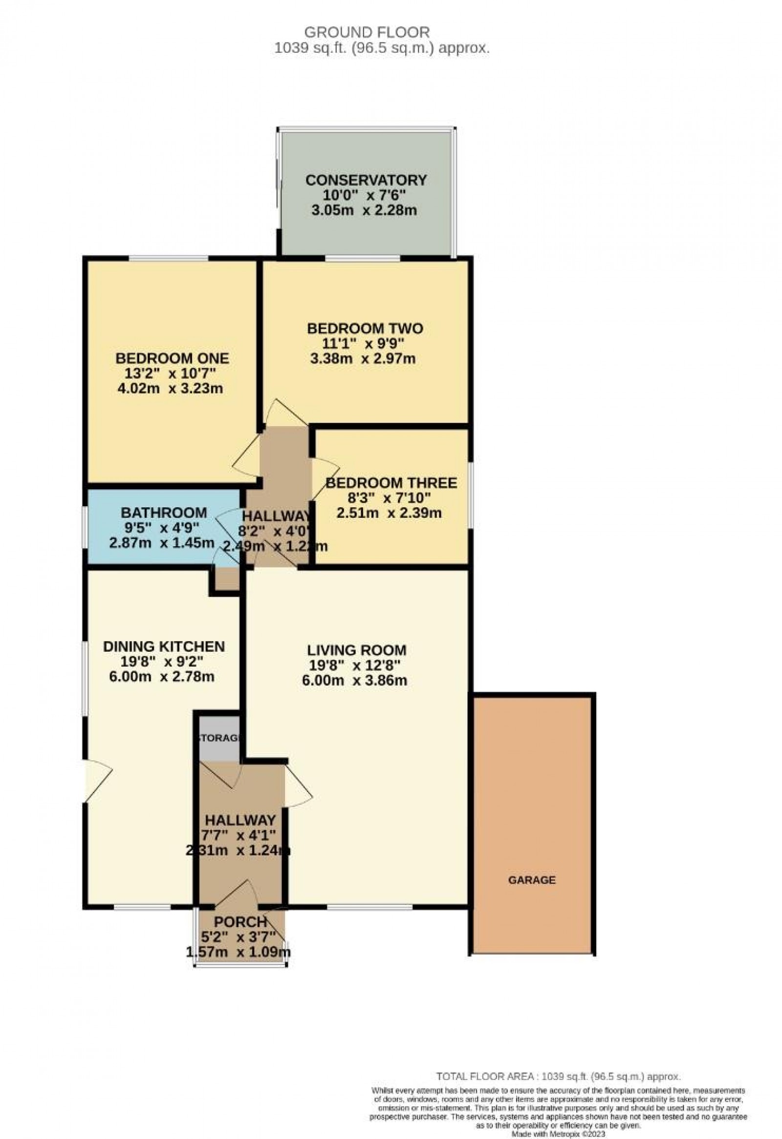 Floorplan for Ainsdale Close, Bramhall