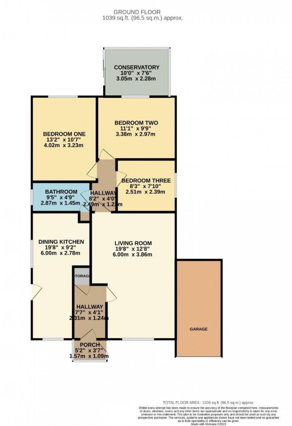 Floorplan for Ainsdale Close, Bramhall