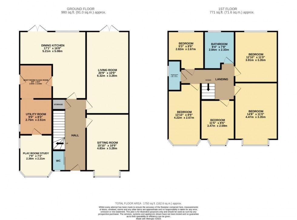 Floorplan for Meadway, Bramhall