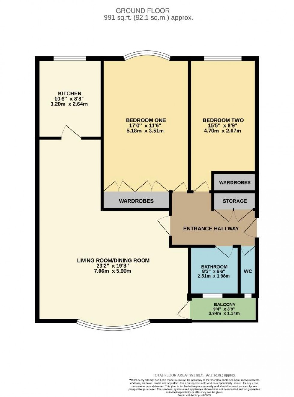 Floorplan for Lawnfield Court, Warren Close, Bramhall