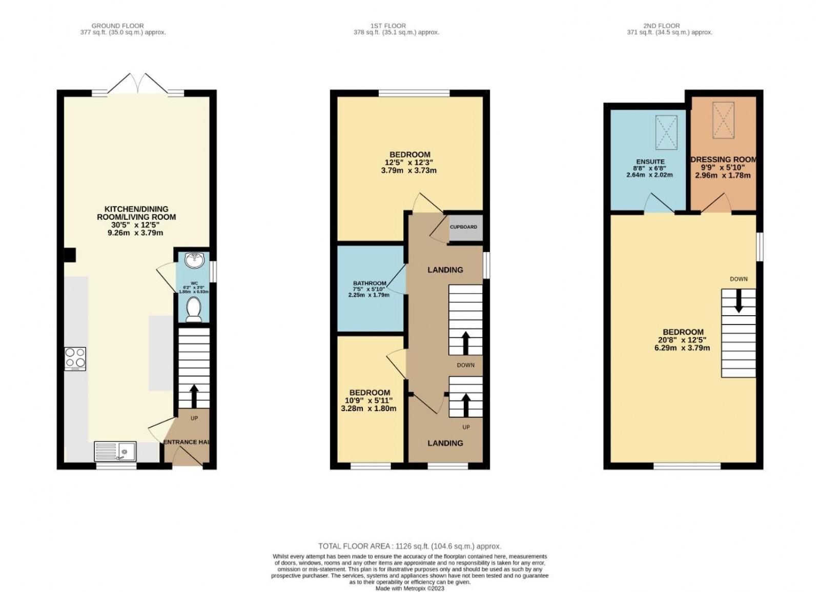 Floorplan for Mottram Avenue, Handforth