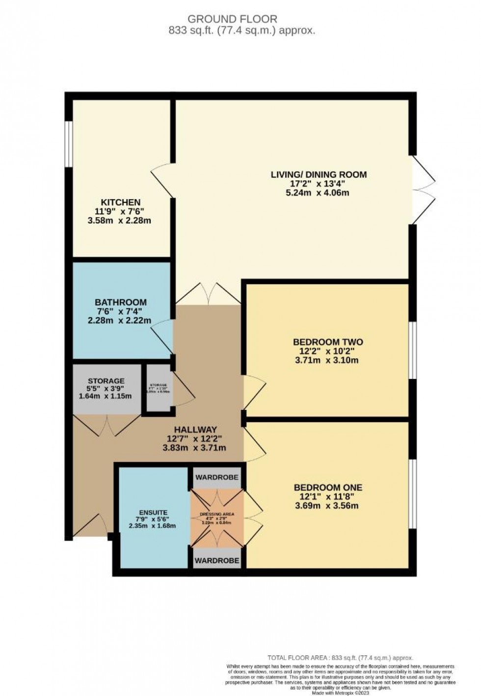 Floorplan for Hampton House, Bramhall Lane South, Bramhall