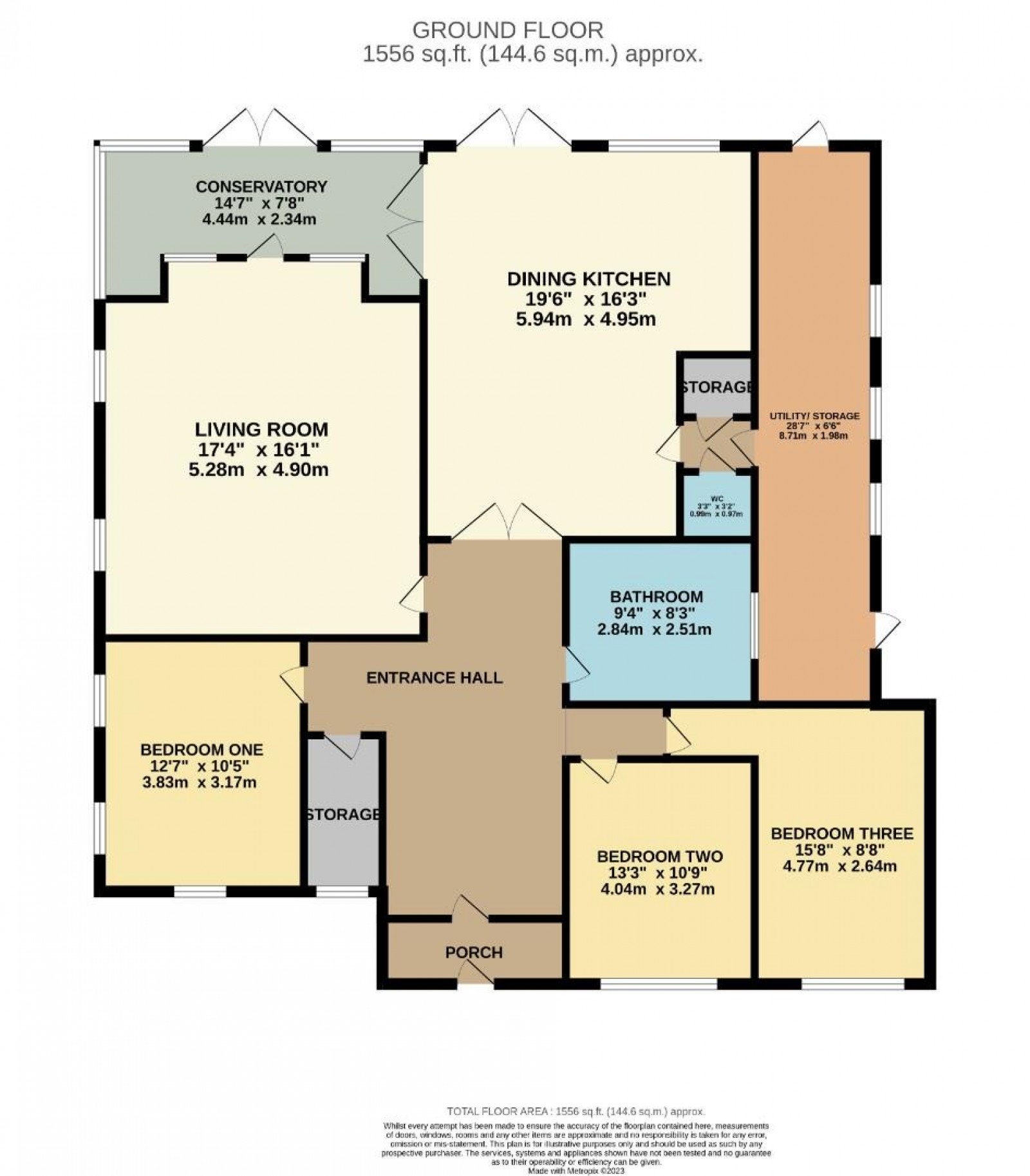 Floorplan for Larchway, Bramhall