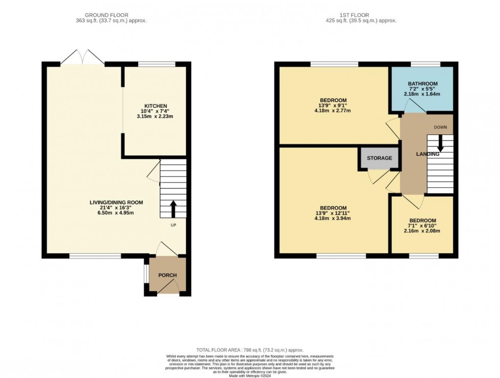 Floorplan for Broomfield Close, Wilmslow