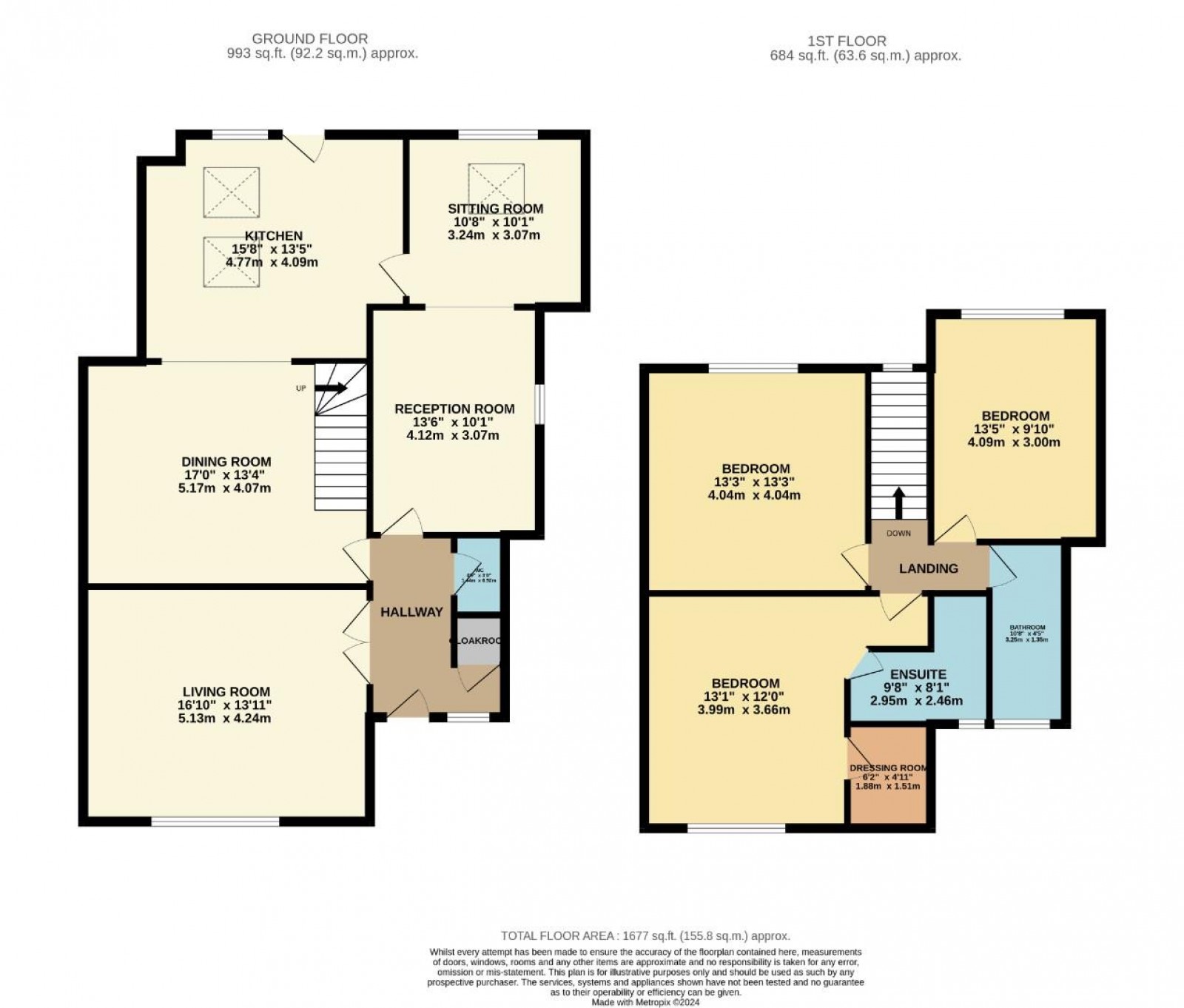 Floorplan for Simpson Street, Wilmslow