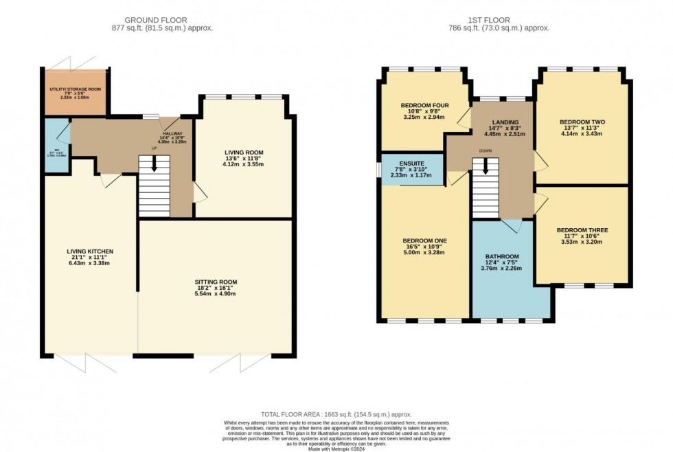 Floorplan for Spath Walk, Cheadle Hulme