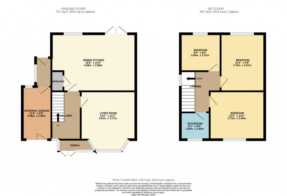 Floorplan for Lacey Green, Wilmslow