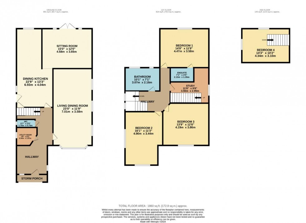 Floorplan for Woodford Road, Bramhall