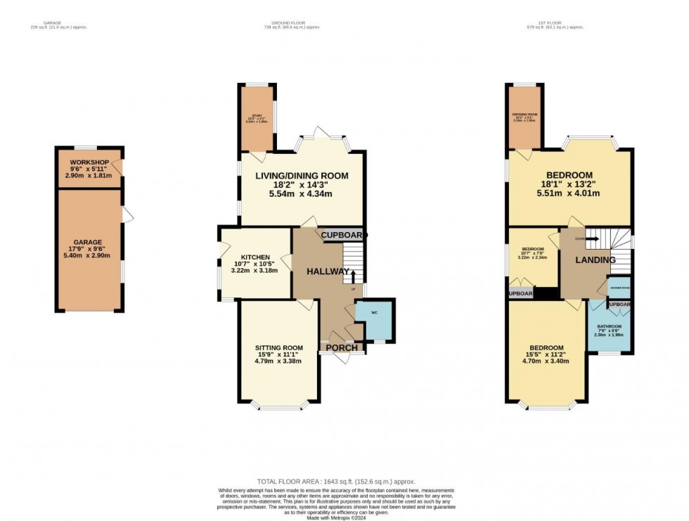 Floorplan for Brereton Road, Handforth, Wilmslow