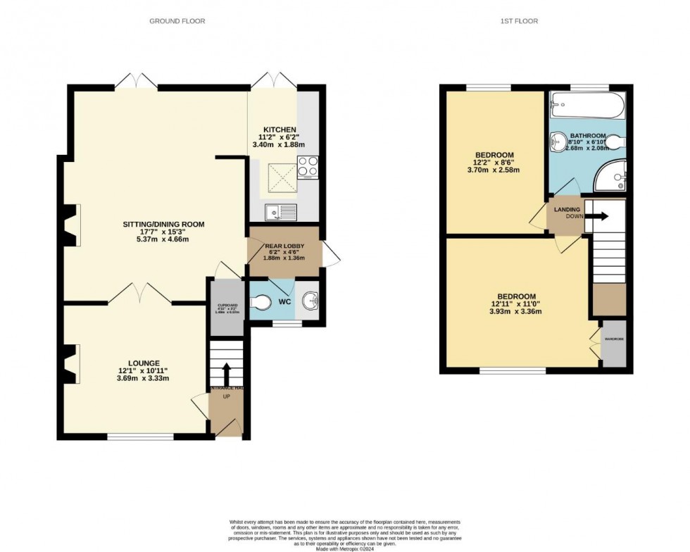 Floorplan for Beech Lane, Wilmslow