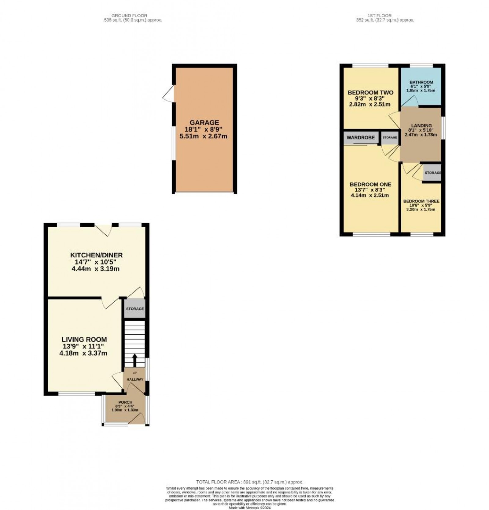 Floorplan for Bickerton Drive, Hazel Grove