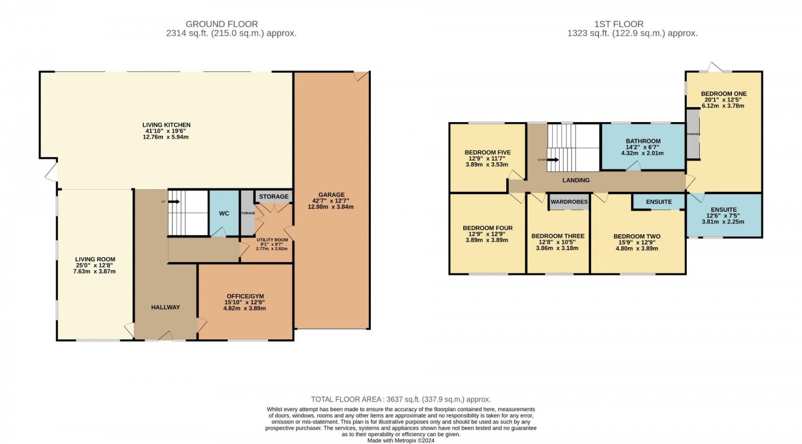 Floorplan for Ladythorn Crescent, Bramhall