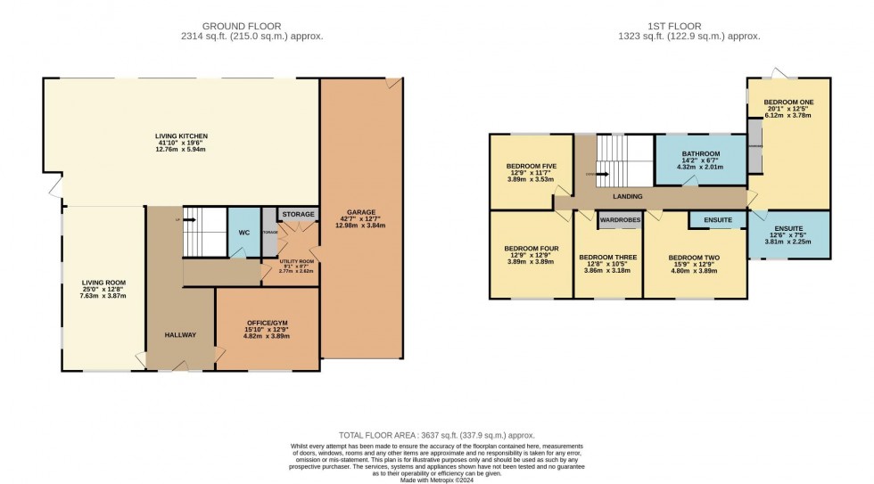 Floorplan for Ladythorn Crescent, Bramhall