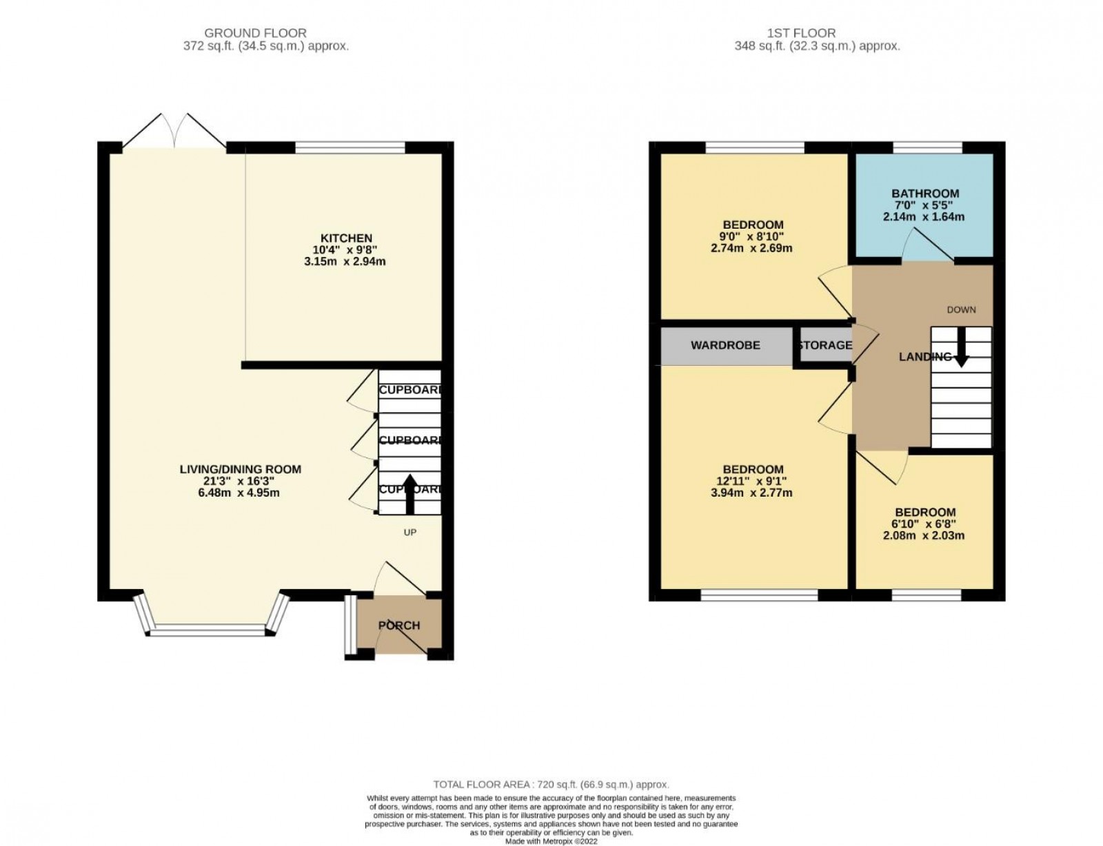 Floorplan for Broomfield Close, Wilmslow