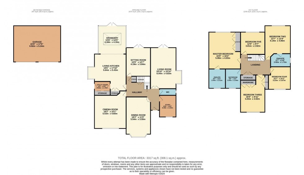 Floorplan for Pownall Avenue, Bramhall