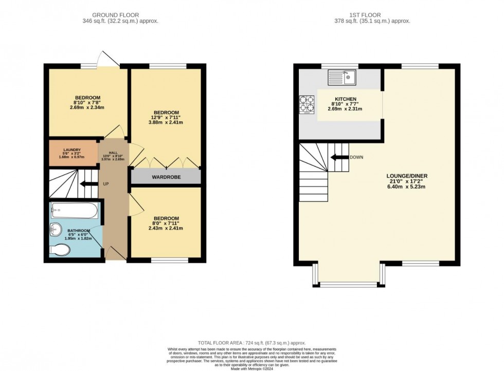 Floorplan for Larchwood Drive, Wilmslow