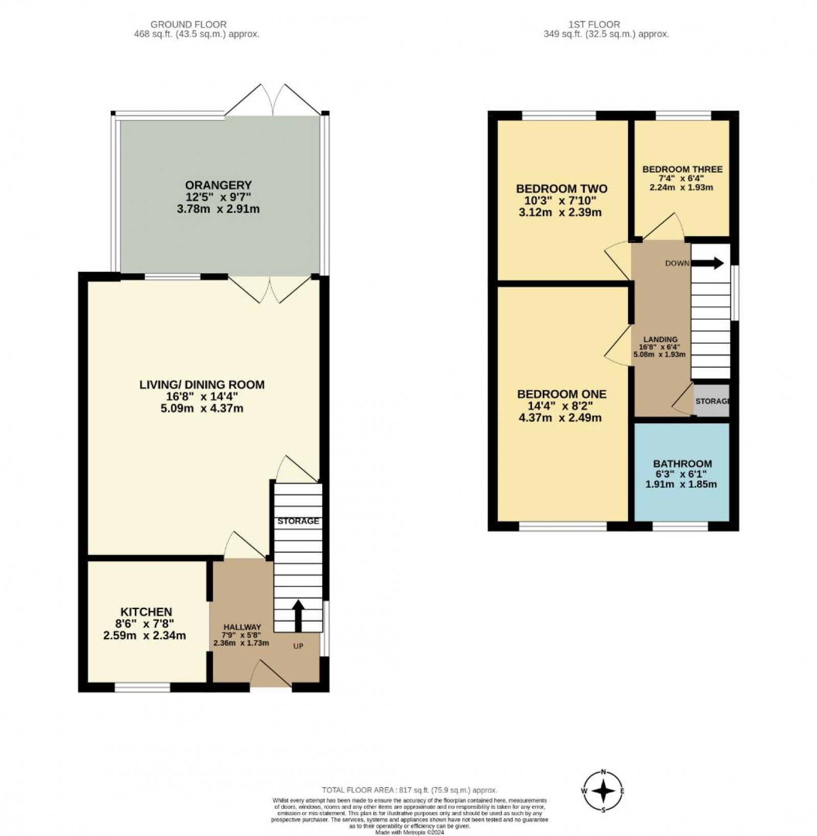 Floorplan for Capton Close, Bramhall