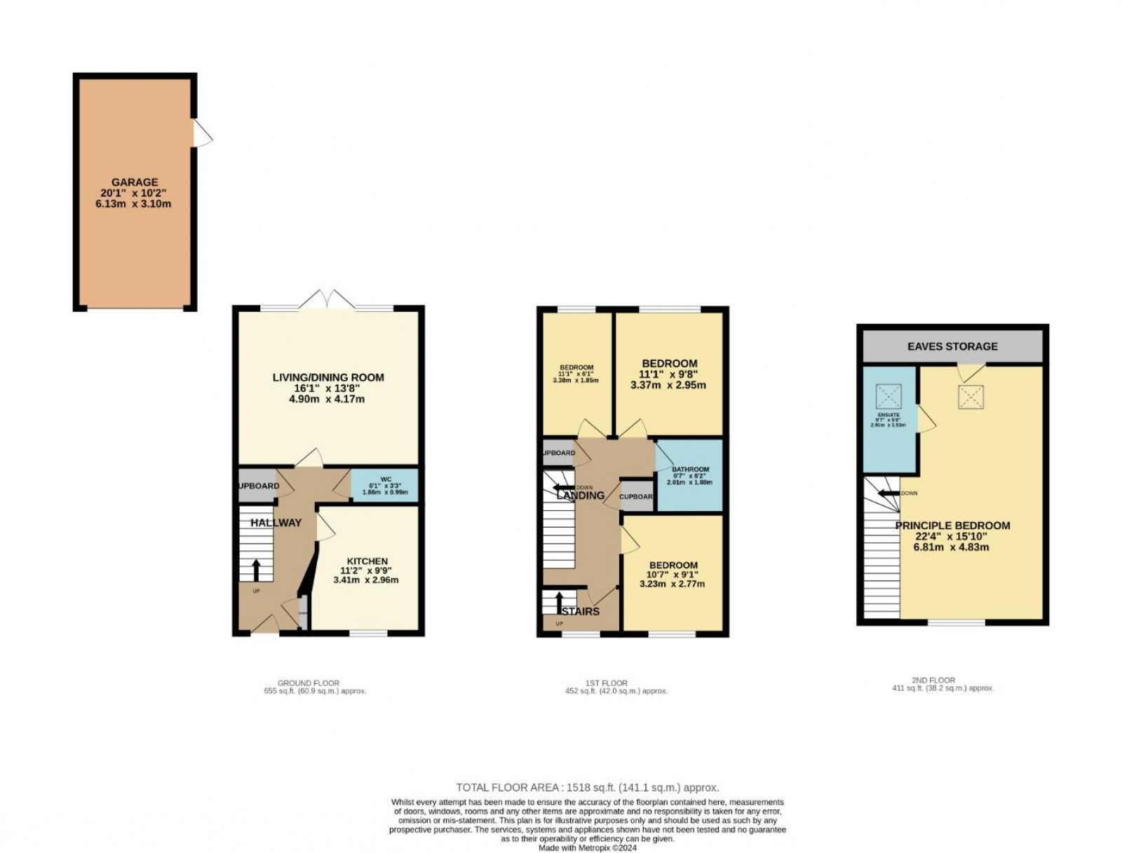 Floorplan for Grimshaw Close, Wilmslow