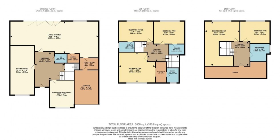 Floorplan for Yew Tree Park Road, Cheadle Hulme