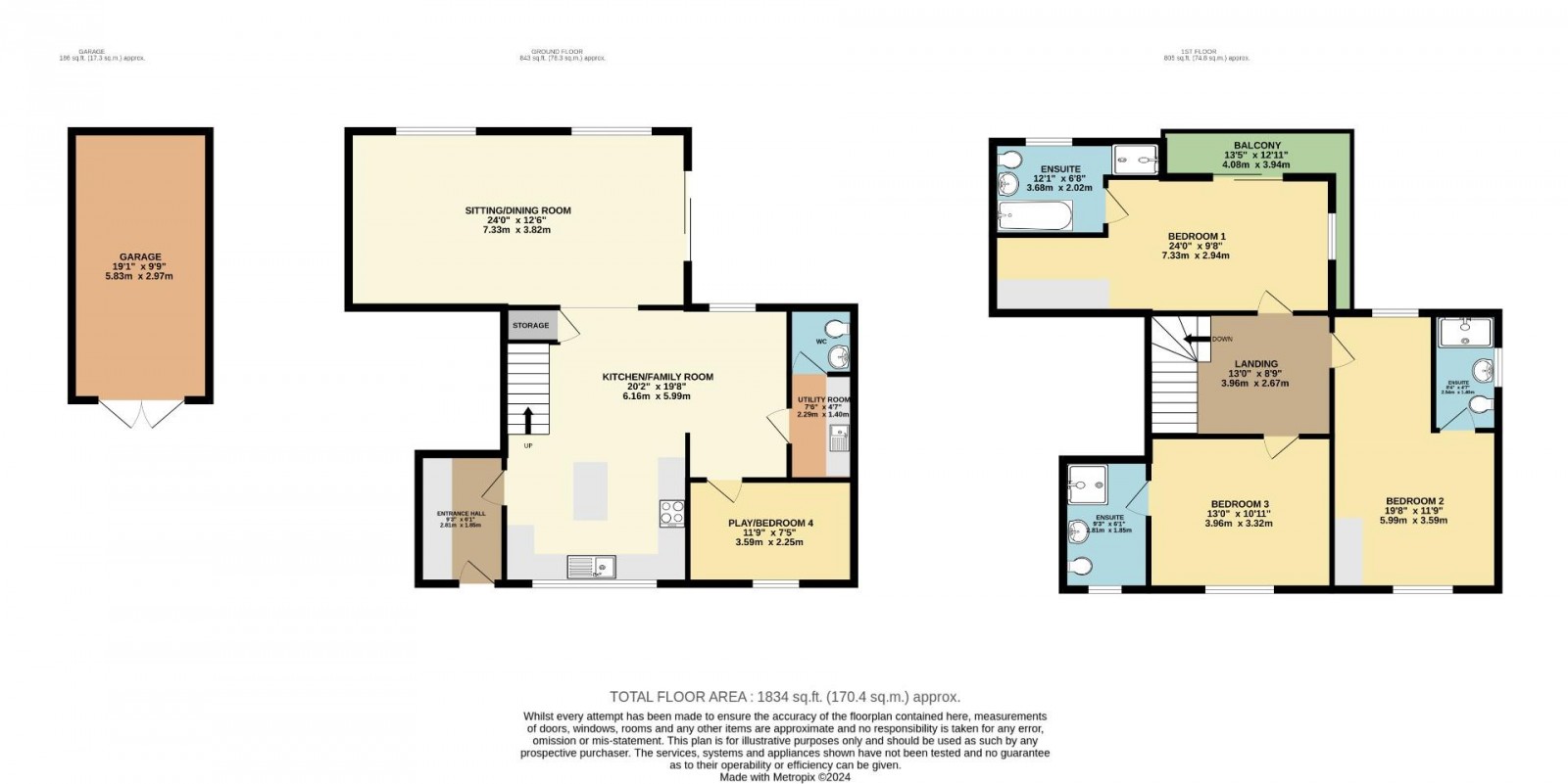 Floorplan for Moor Lane, Wilmslow