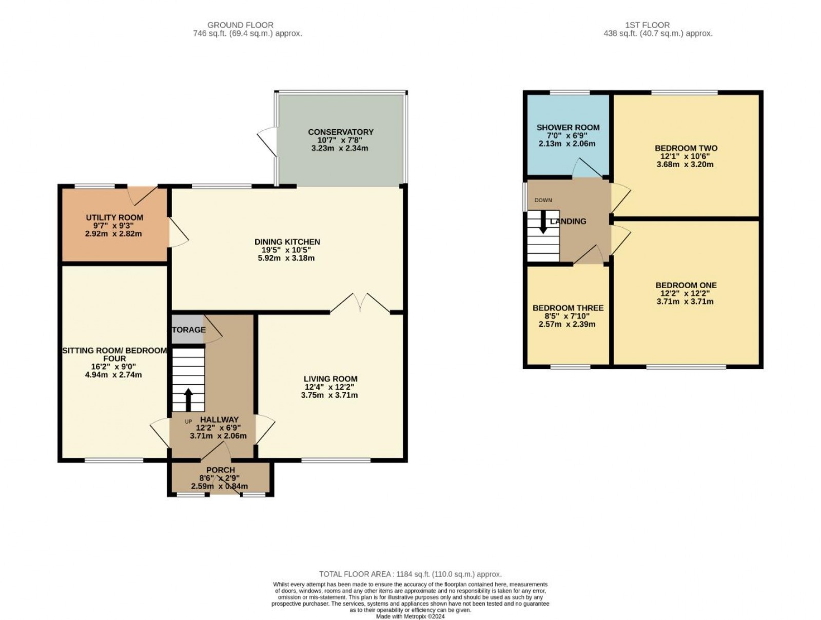 Floorplan for Thornway, Bramhall