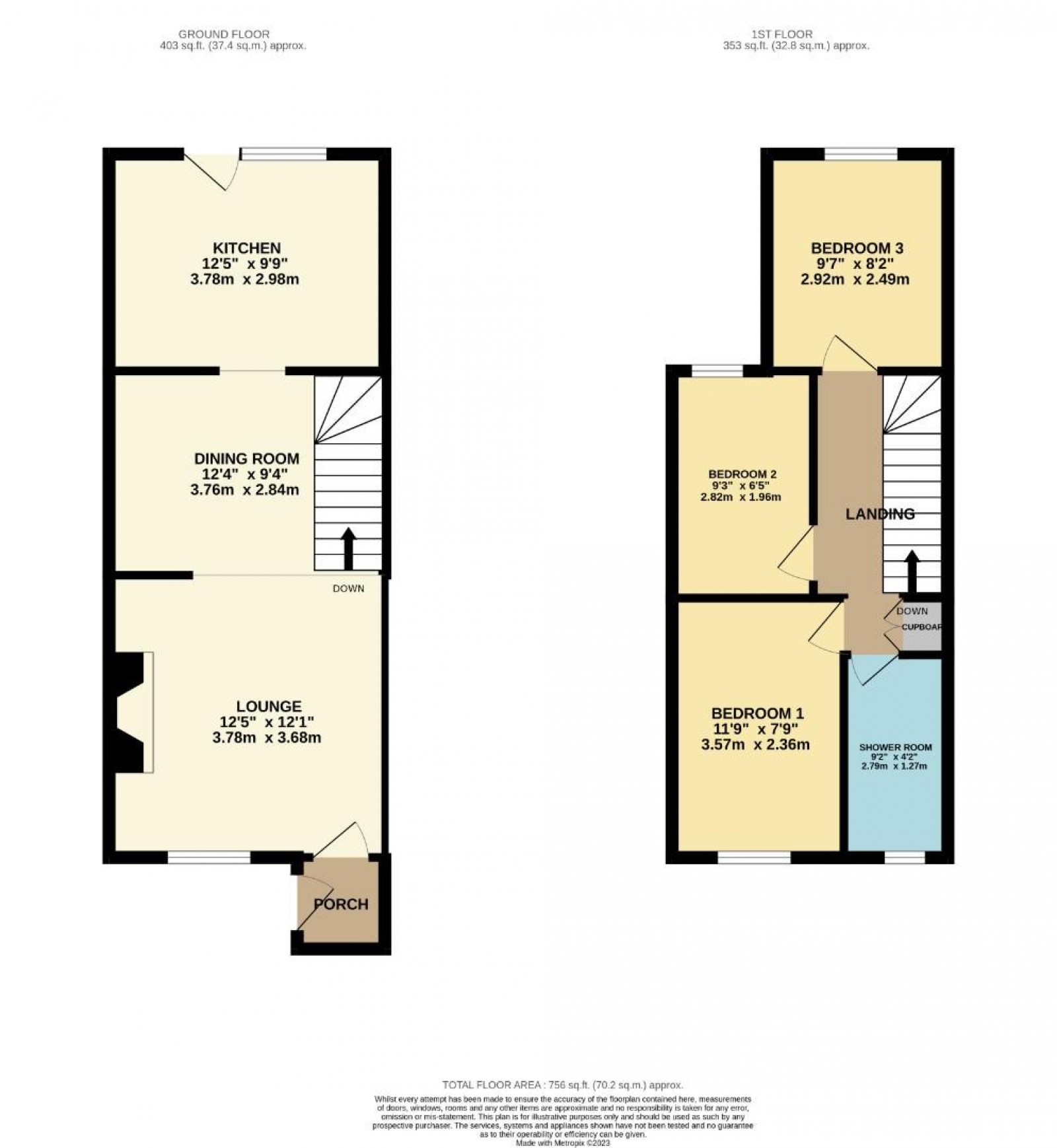 Floorplan for Sunnybank Drive, Wilmslow