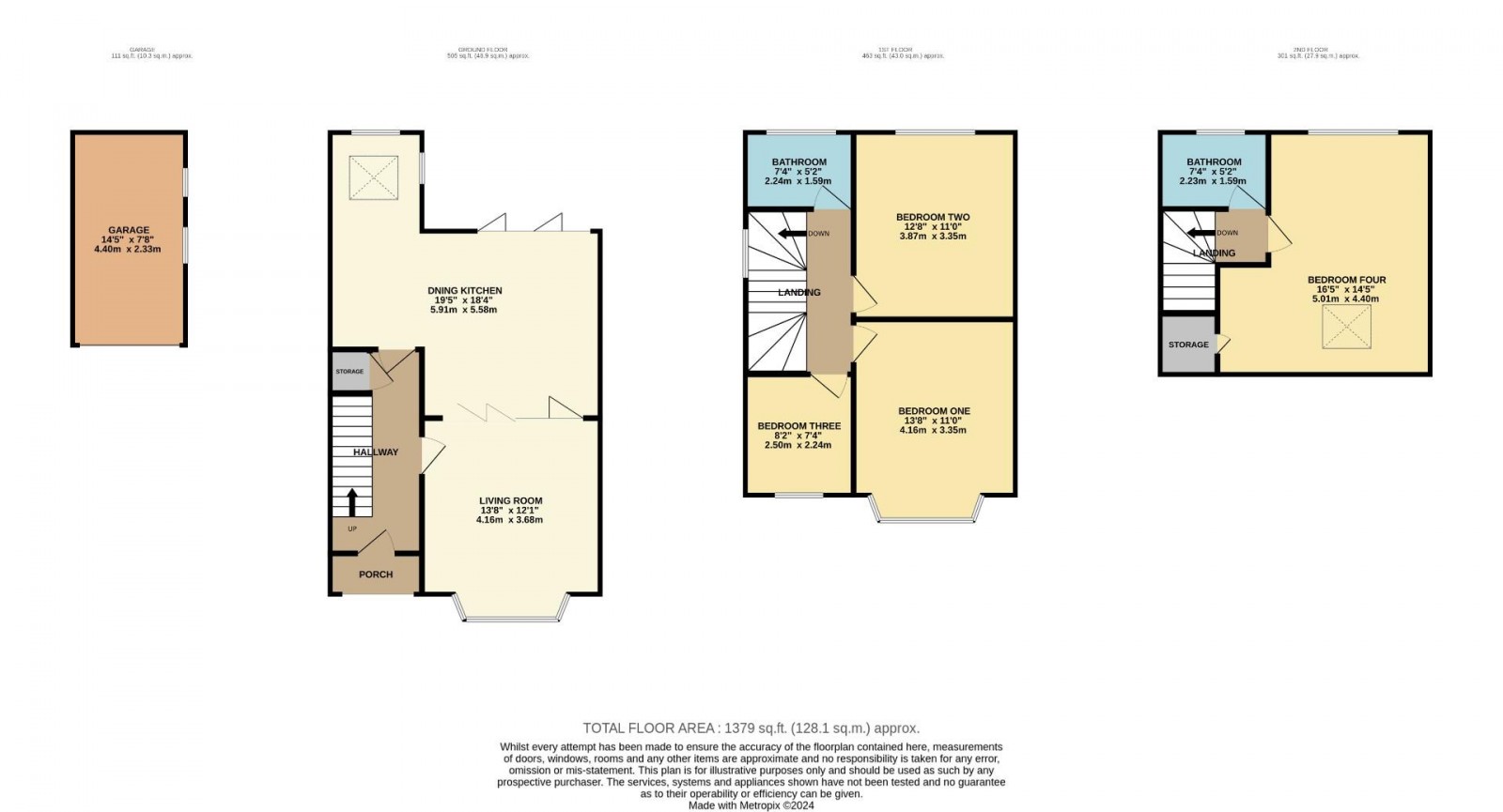 Floorplan for Cromley Road, Woodsmoor