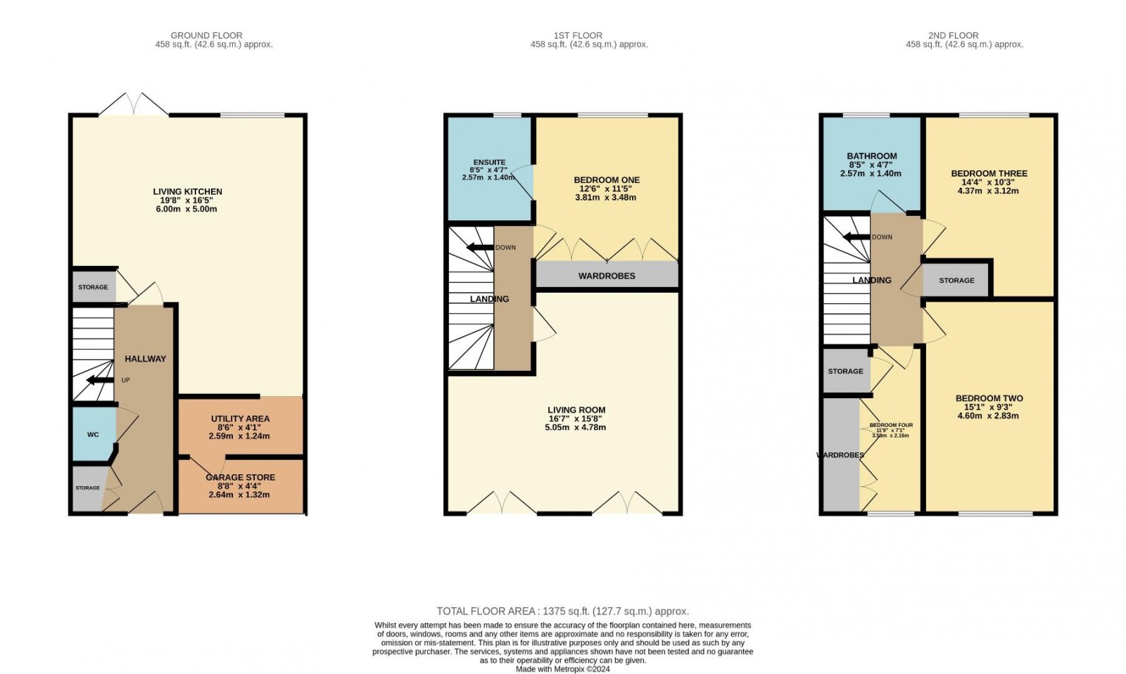 Floorplan for Lawnhurst Close, Cheadle Hulme