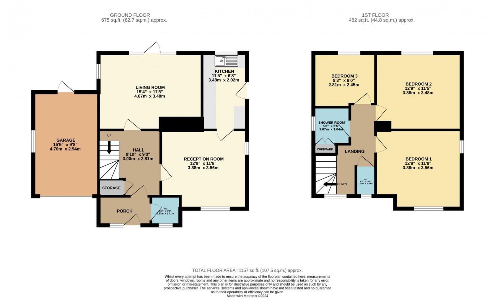 Floorplan for Kings Road, Wilmslow