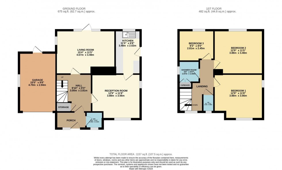 Floorplan for Kings Road, Wilmslow