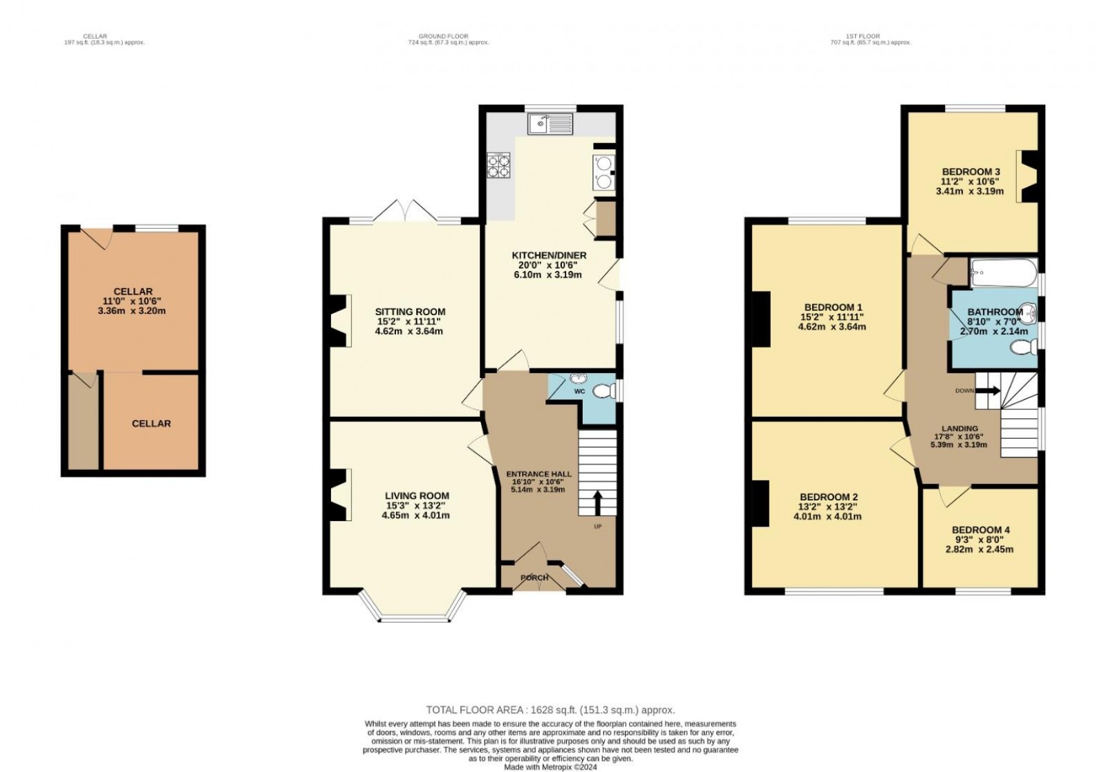 Floorplan for Heyes Lane, Alderley Edge