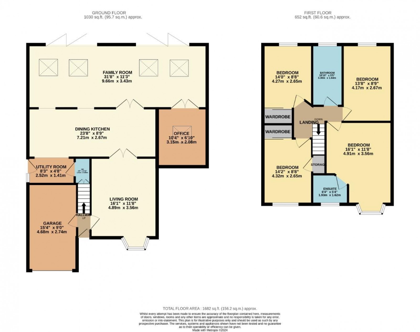 Floorplan for Sedgeford Close, Wilmslow