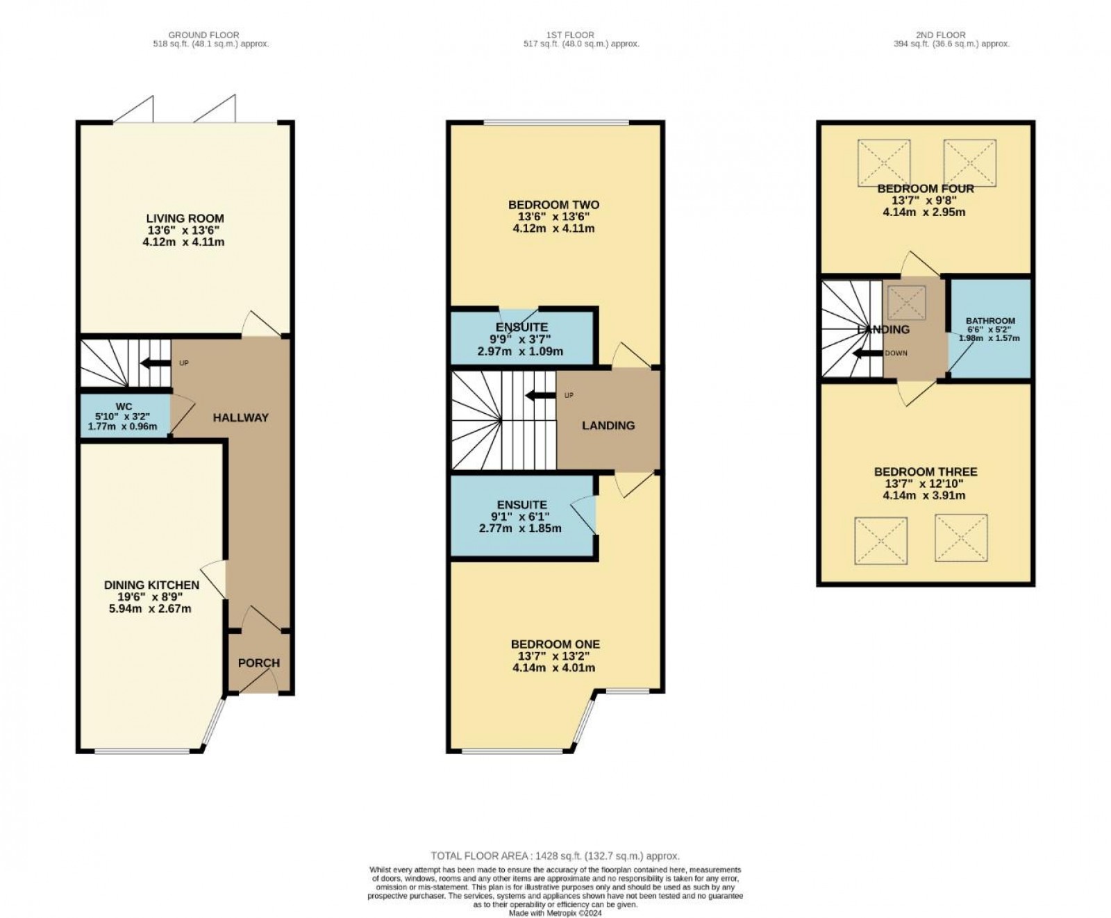 Floorplan for Ladybridge Road, Cheadle Hulme