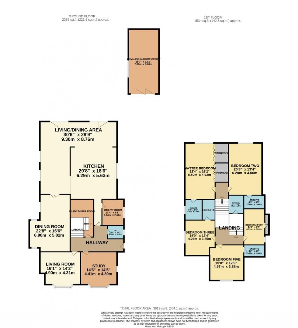 Floorplan for Manchester Road, Wilmslow