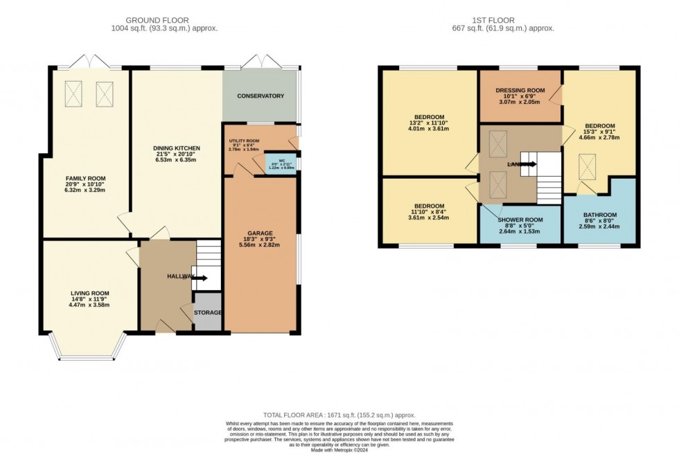 Floorplan for Moor Lane, Wilmslow