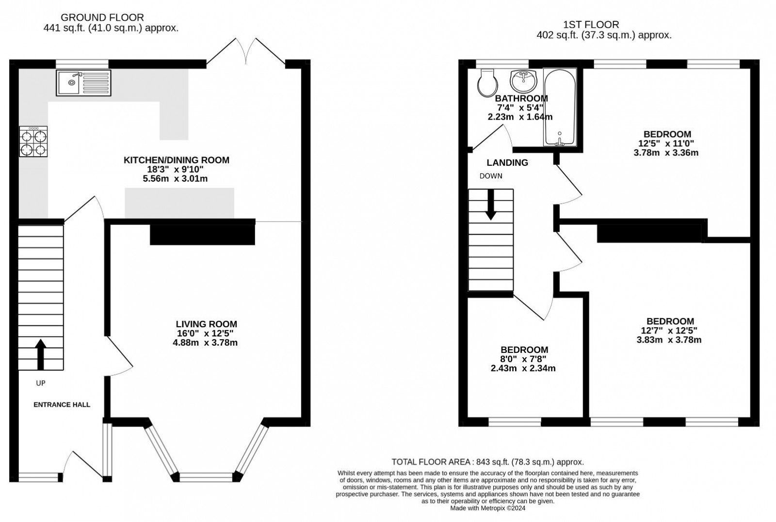 Floorplan for Elmfield Road, Alderley Edge