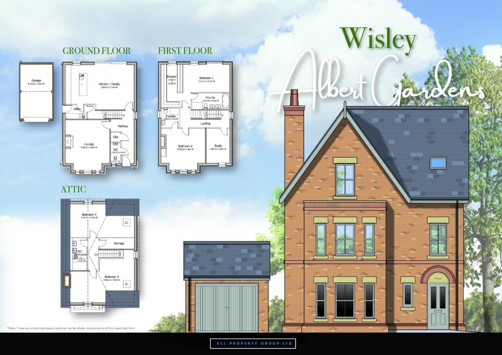 Floorplan for Albert Close, Cheadle Hulme