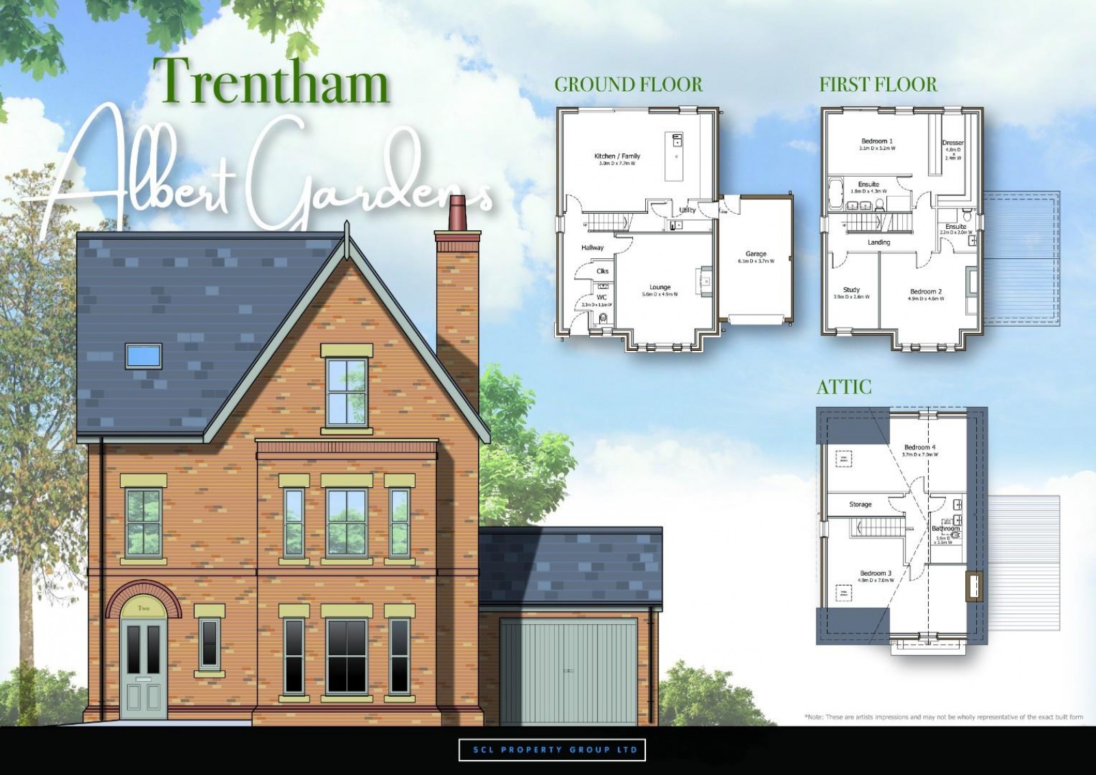 Floorplan for Albert Close, Cheadle Hulme