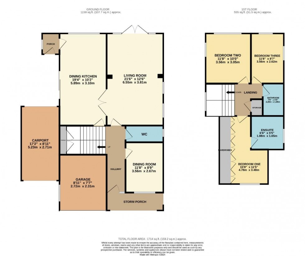 Floorplan for Wensley Drive, Hazel Grove