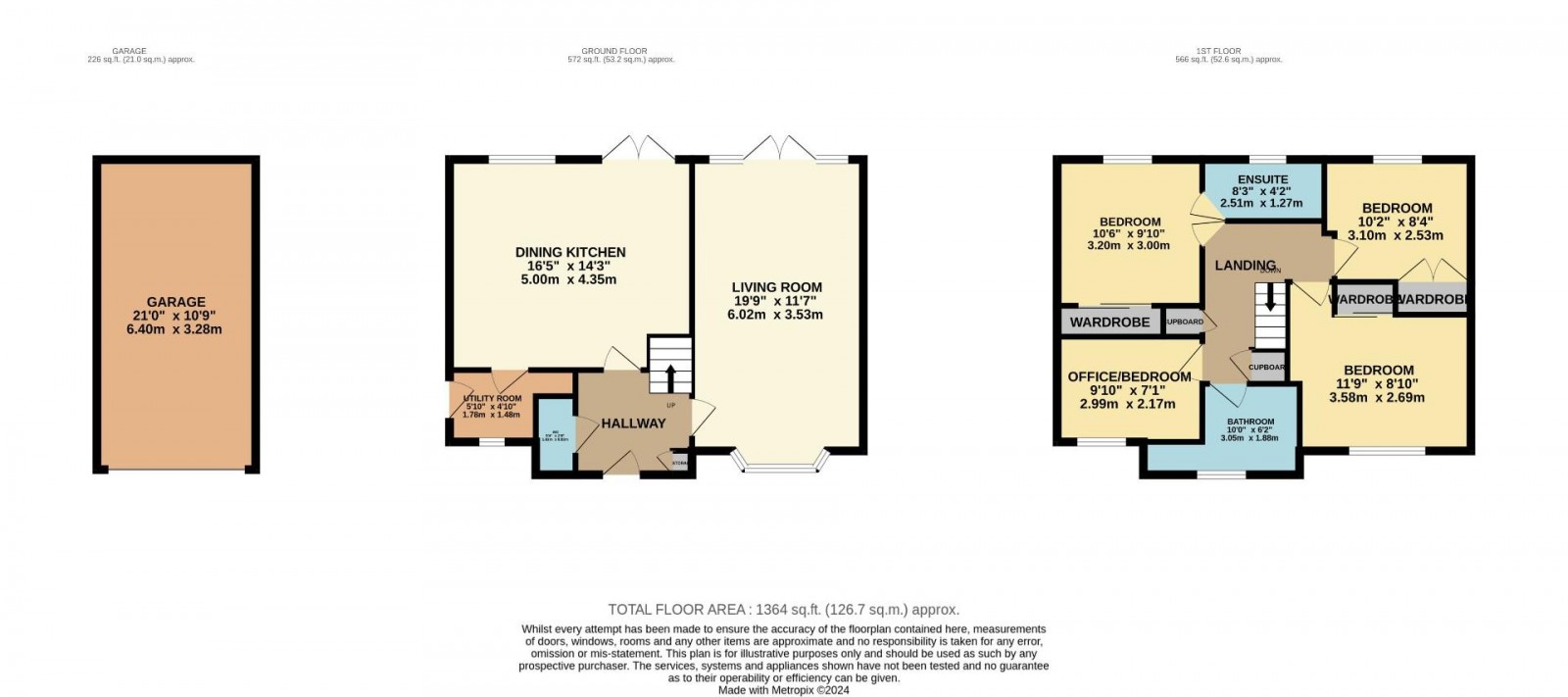 Floorplan for Poppy Road, Wilmslow