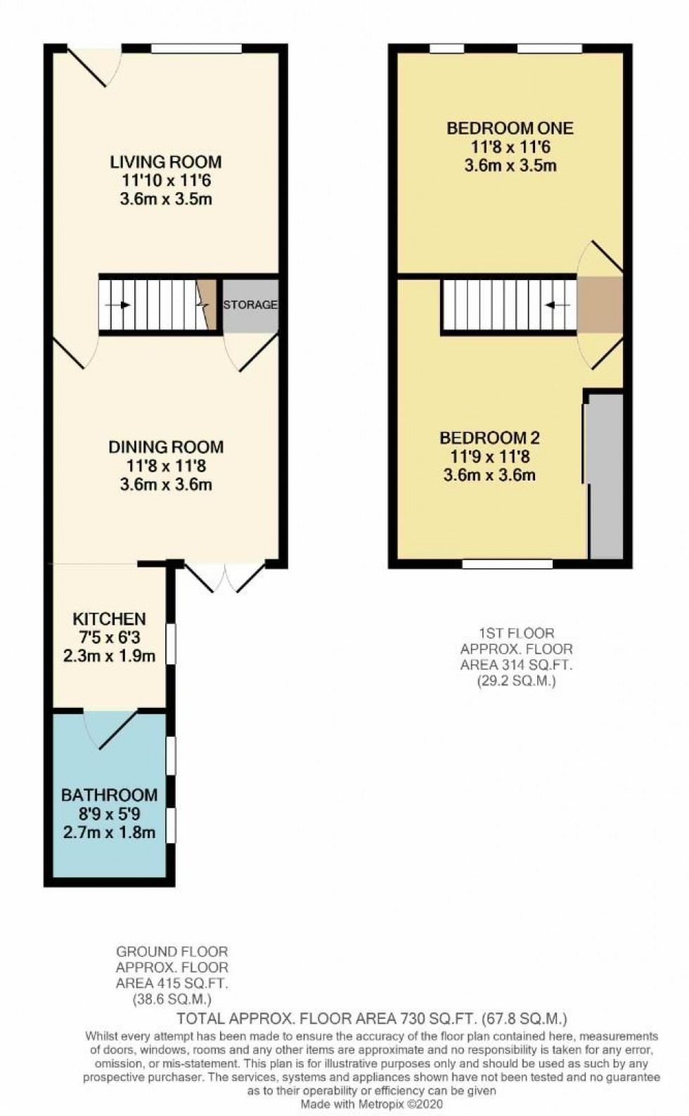 Floorplan for Westwood Road, Stockport