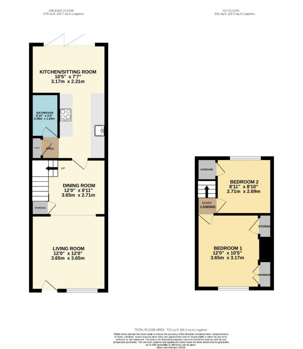 Floorplan for Lindow End, Mobberley, Knutsford