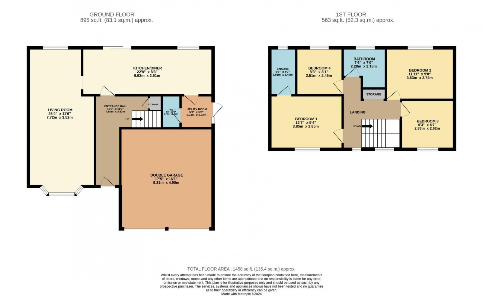 Floorplan for Hazelwood Road, Wilmslow