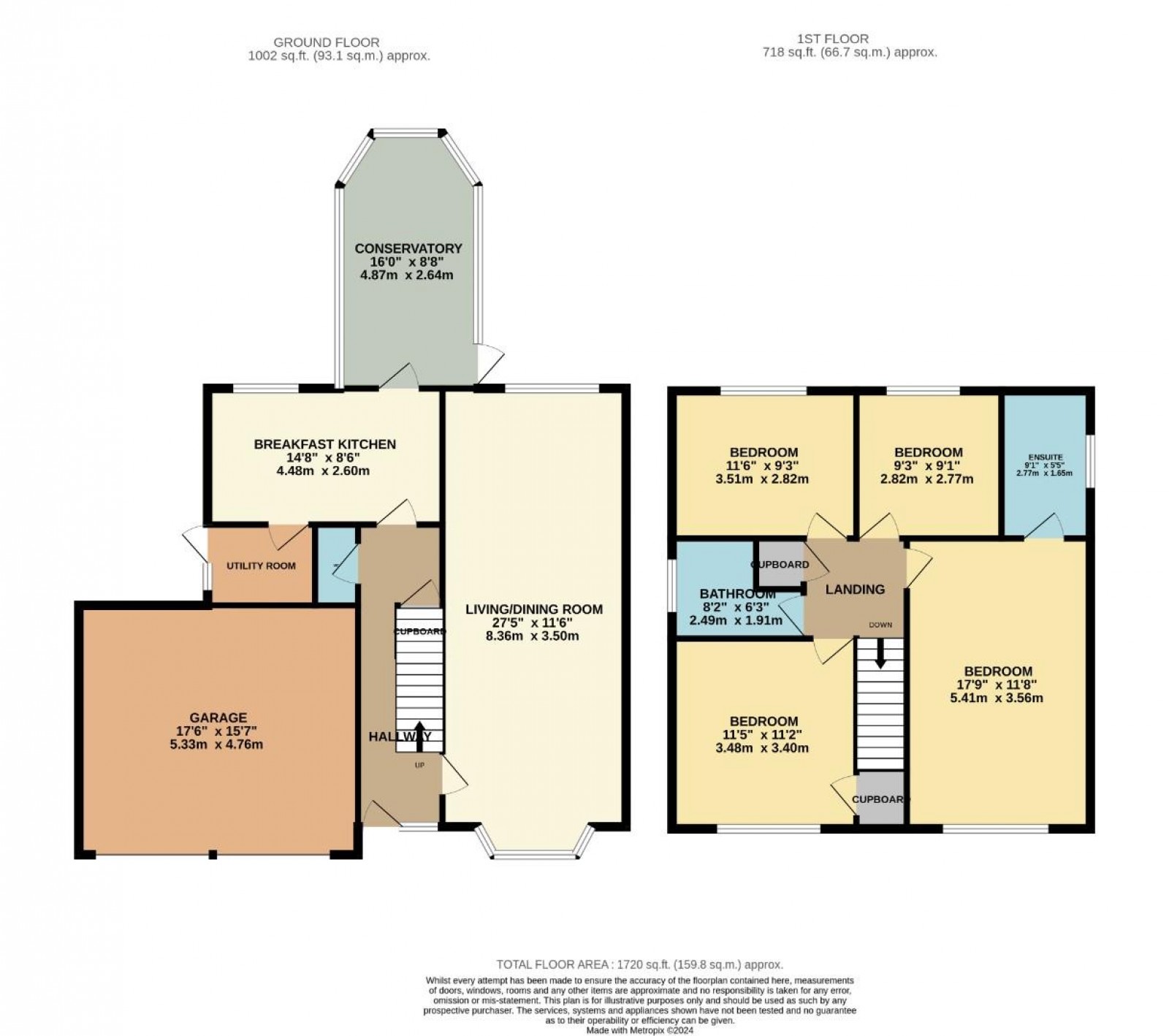 Floorplan for Wolverton Drive, Wilmslow