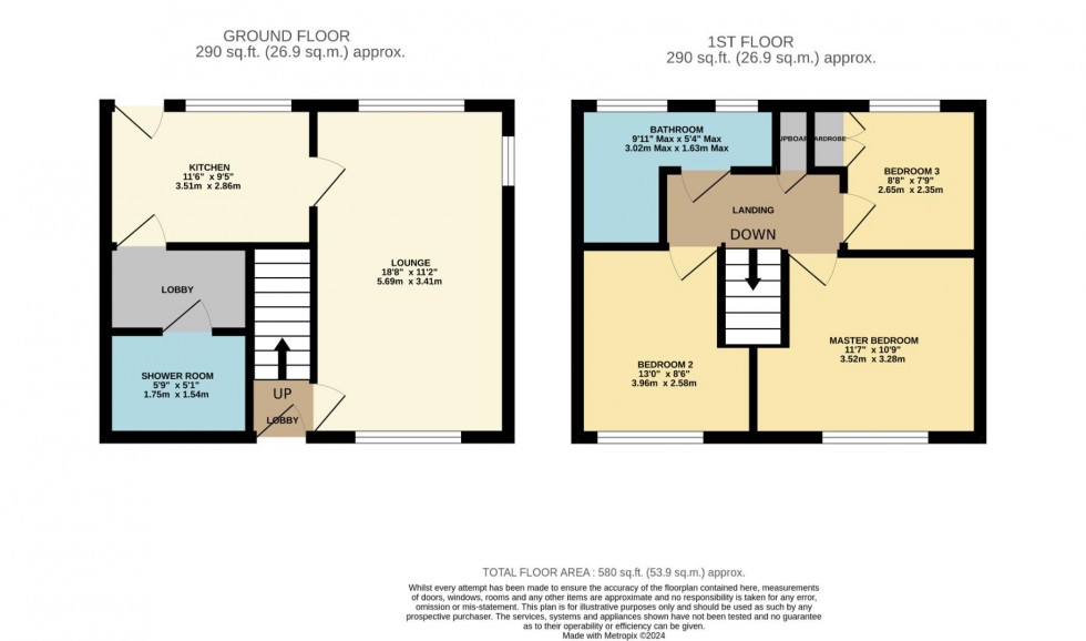 Floorplan for Warburton Road, Handforth