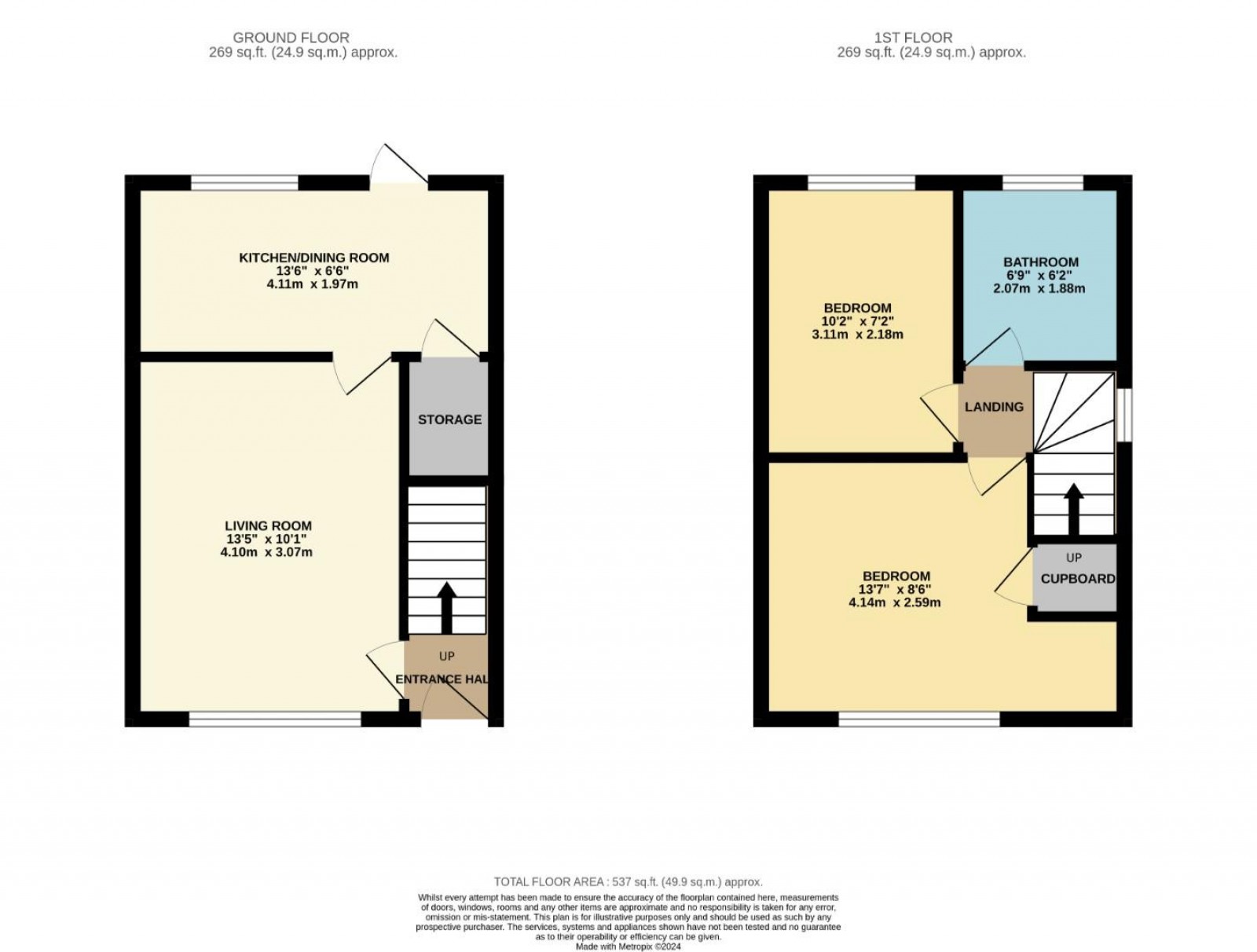 Floorplan for Goldcrest Close, Manchester