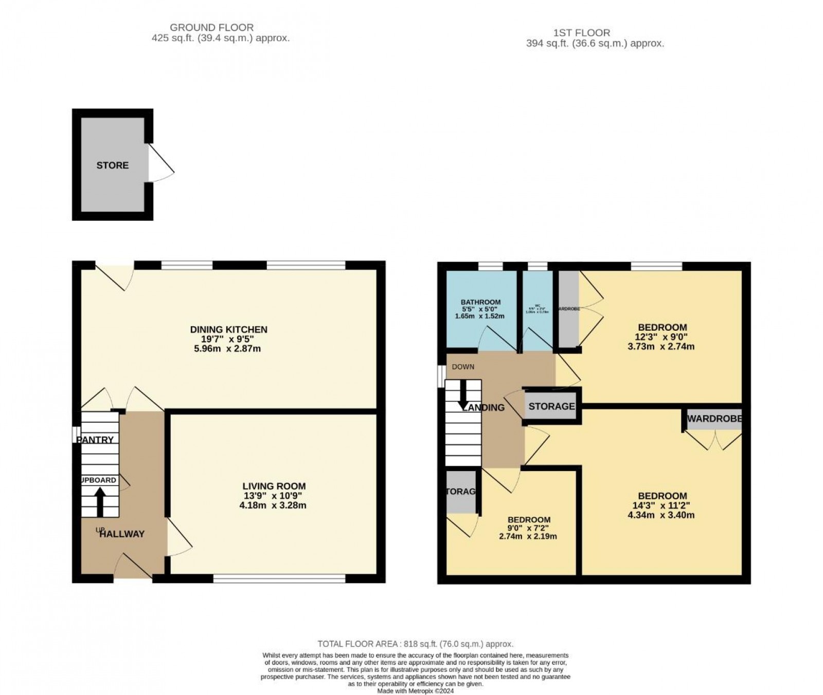 Floorplan for Ashley Road, Wilmslow