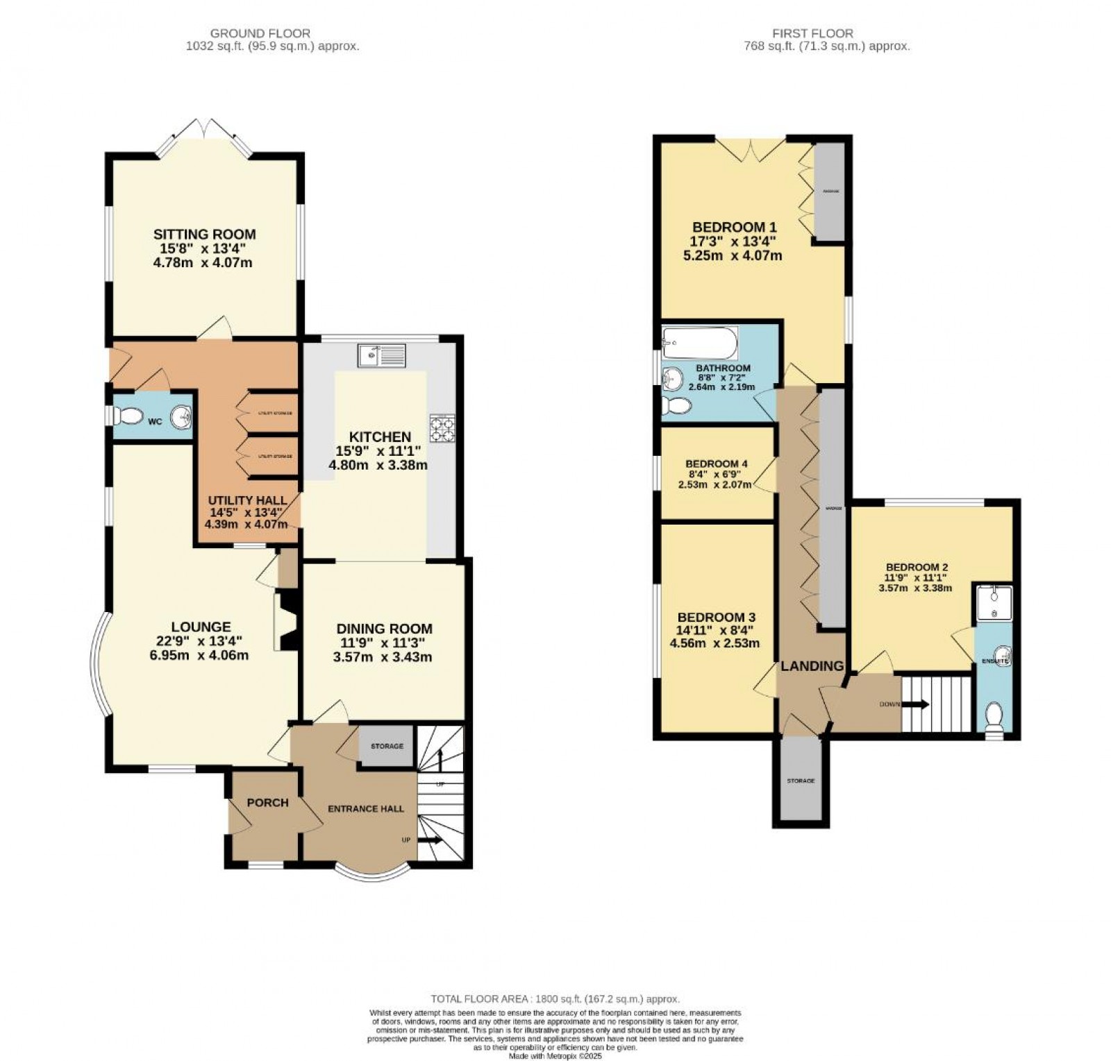 Floorplan for Browns Lane, Wilmslow