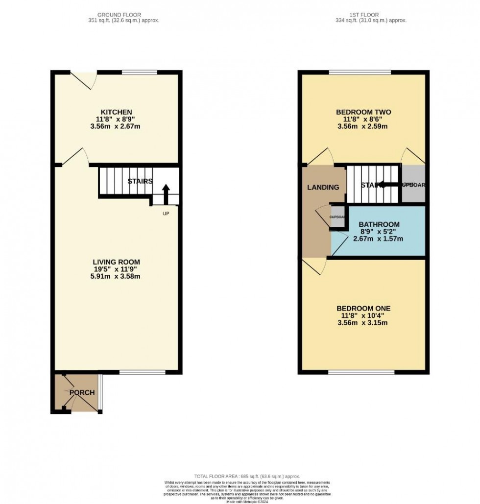 Floorplan for Brixham Walk, Bramhall