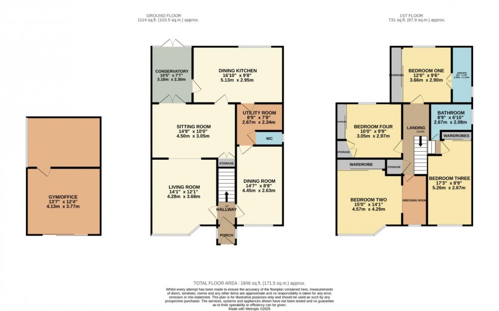 Floorplan for Pingate Lane South, Cheadle Hulme